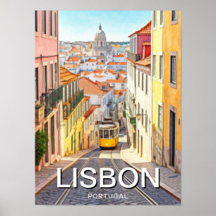 Poster Cartaz de Lisboa Portugal