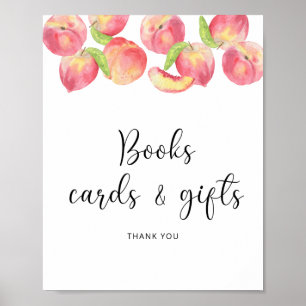 Poster Cartaz de livros de presente e cartões de pintura 