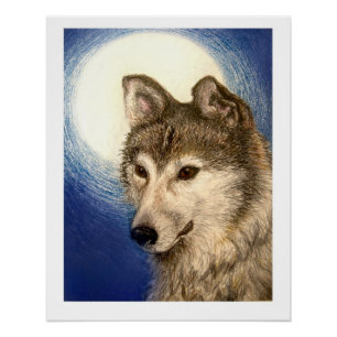 Pôster Cartaz de lobo
