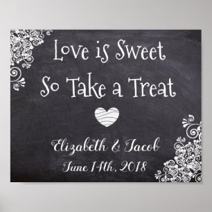 Pôster Cartaz de Loja de Doces Loja de Doces Olhar O Amor