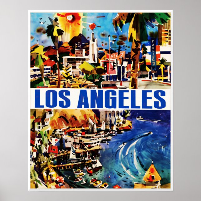 Poster Cartaz de Los Angeles (Frente)