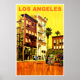 Poster Cartaz de Los Angeles Califórnia