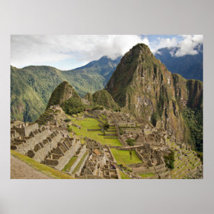 Pôster Cartaz de Machu Picchu, cidade inca no Peru