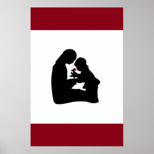 Pôster Cartaz de Mãe e Filho