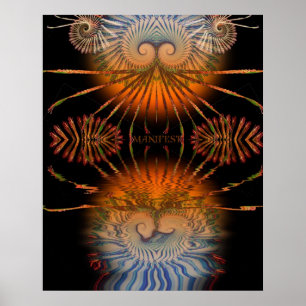 Poster Cartaz de Manifesto Fractal