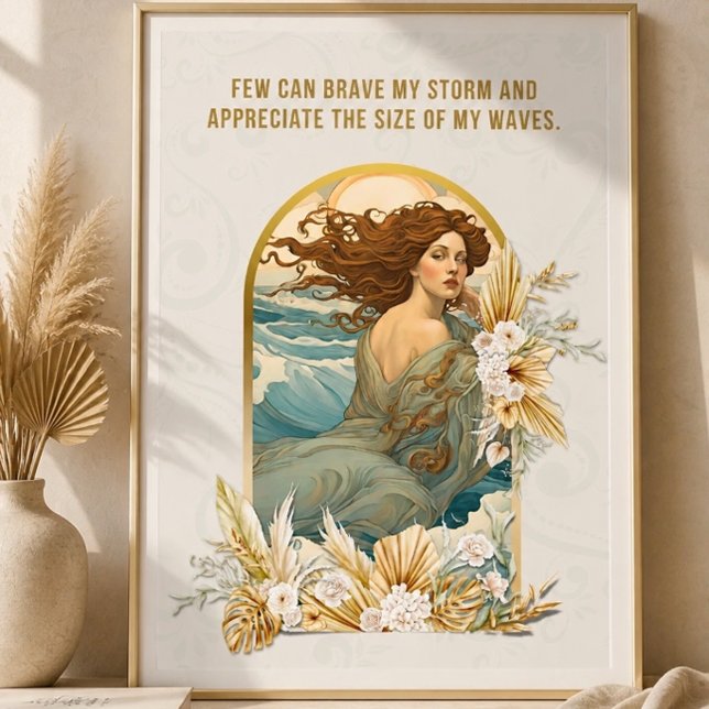 Poster Cartaz de Mantra de Tempestade para Mulheres Inspi (Criador carregado)
