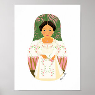Poster Cartaz de Matryoshka Filipina