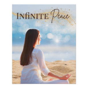 Pôster Cartaz de Meditação Paz Infinita