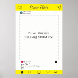 Pôster Cartaz de Moldura de Adereços para Fotografia Desi