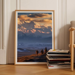 Poster Cartaz de Montanhas do Afeganistão Hindukush Arte