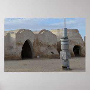 Poster Cartaz de Mos Espa no planeta Tatooine