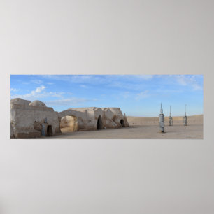 Poster Cartaz de Mos Espa no planeta Tatooine