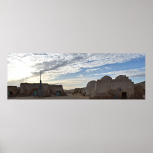 Poster Cartaz de Mos Espa no planeta Tatooine