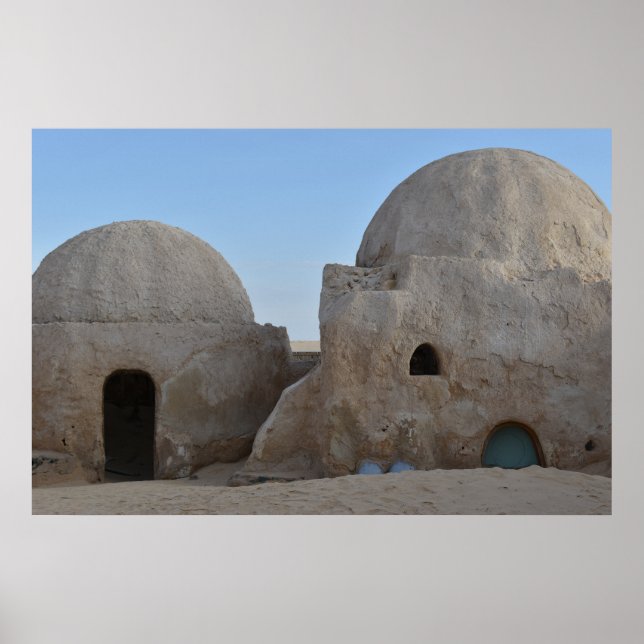 Poster Cartaz de Mos Espa no planeta Tatooine (Frente)
