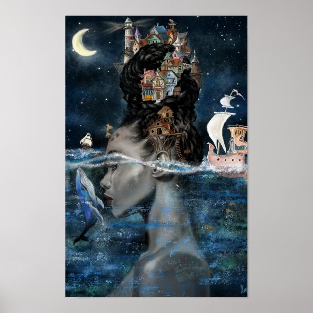 Poster Cartaz de Mulher da Ilha (Frente)