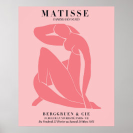 Poster Cartaz de Mulher Rosa Corado | Arte de Parede no E