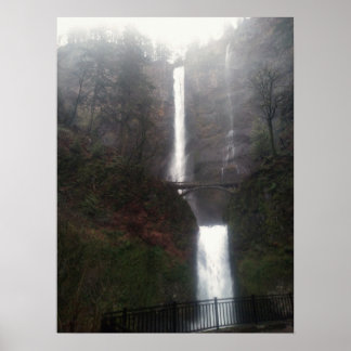 Poster Cartaz de Multnomah Falls