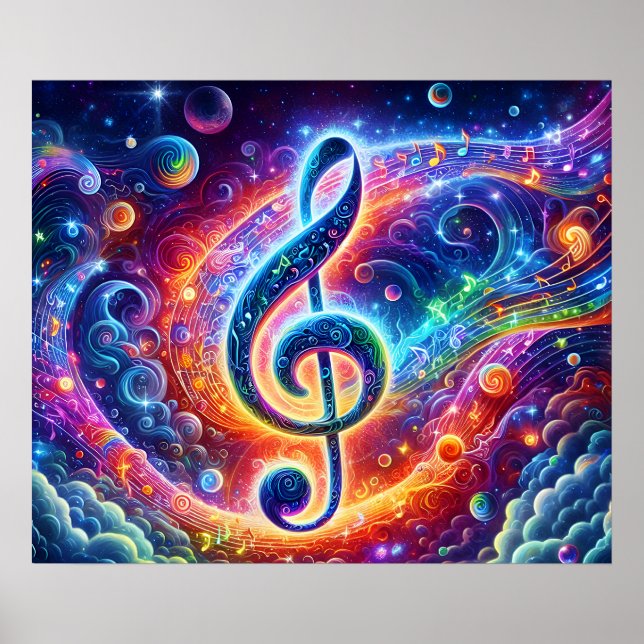 Poster Cartaz de Música (Frente)