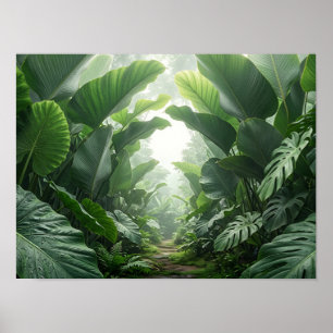 Poster Cartaz de Natureza Tropical do Canyon Botânico Esm