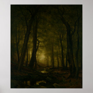 Poster Cartaz de Noite no Bosque (1876)