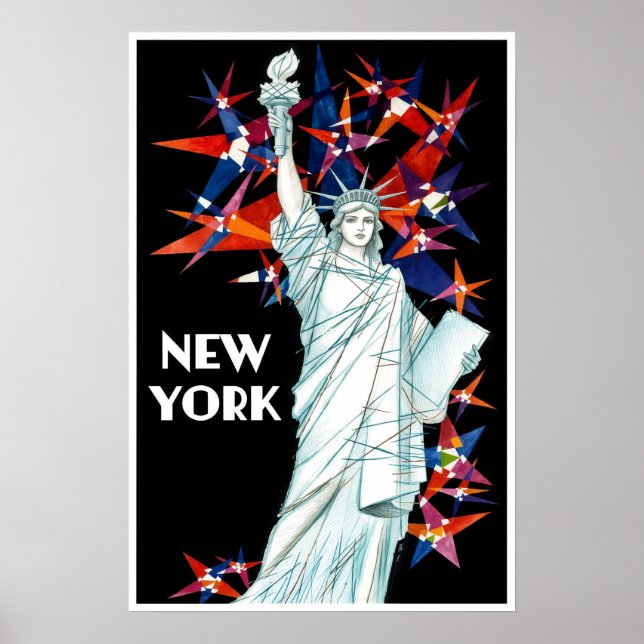 Poster Cartaz de Nova York (Frente)