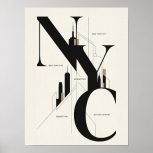 Poster Cartaz de NYC