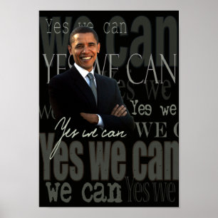Poster cartaz de Obama