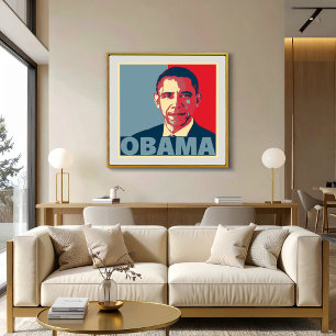 POSTER CARTAZ DE OBAMA EM POP ART