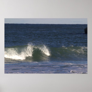 Poster Cartaz de Ondas do Oceano