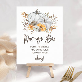 Poster Cartaz de outono do bar Mom-osa