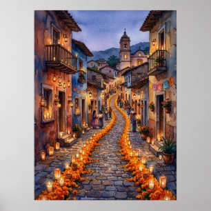 Poster Cartaz de Outono Mexicano