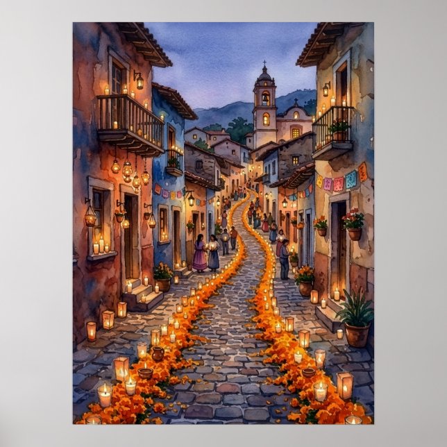 Poster Cartaz de Outono Mexicano (Frente)