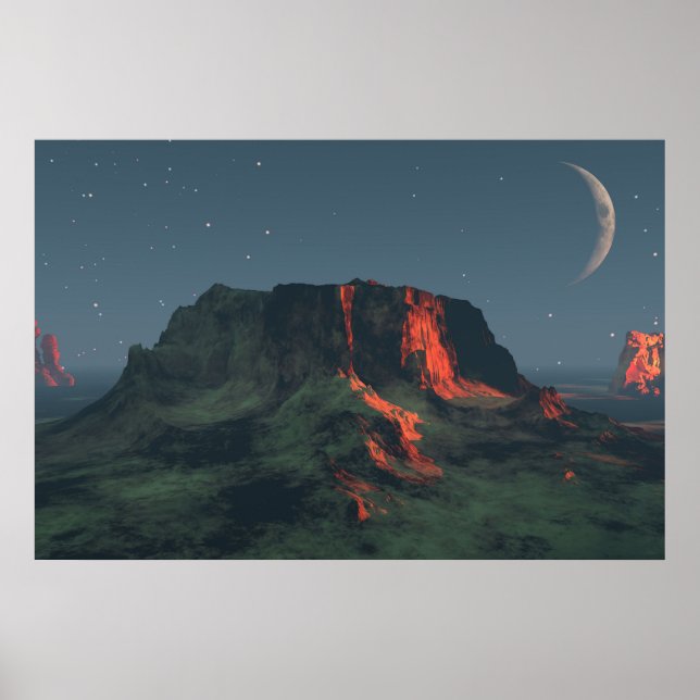 Poster Cartaz de papel 30" x 24" com imagem de "Monumento (Frente)
