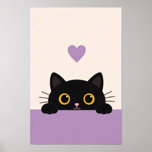 Poster Cartaz de Parede do Café de Gatos