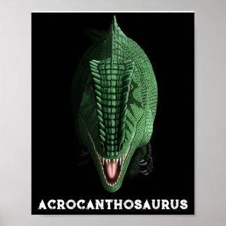 Poster Cartaz de Parede do Dinossauro Acrocanthosaurus (S
