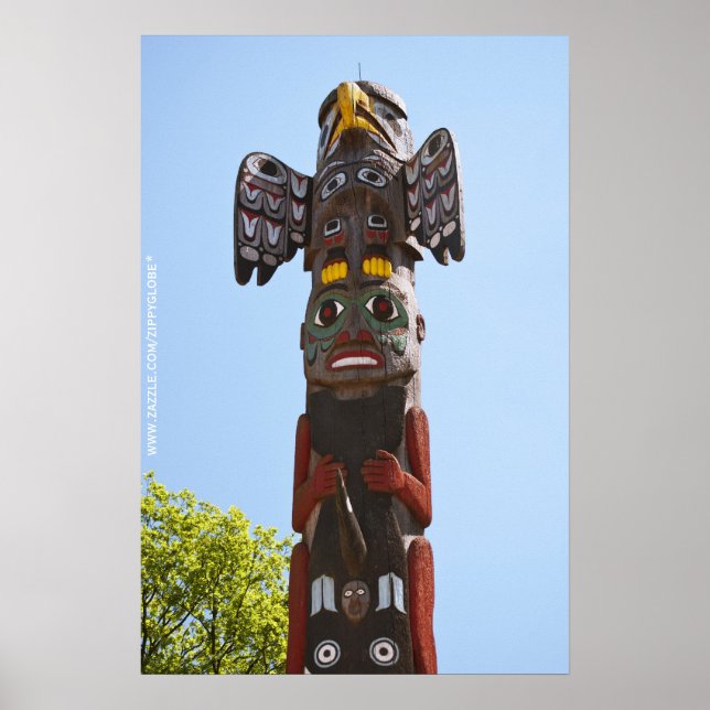 Poster Cartaz de Parede Totem Pole (Frente)