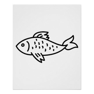 Pôster Cartaz de peixe