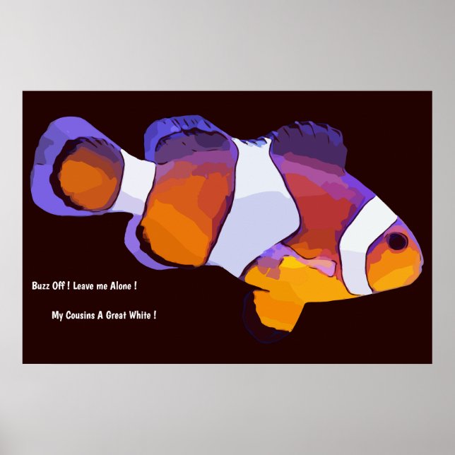 Poster Cartaz de Peixe  Cartaz (Frente)