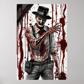 Poster Cartaz de Pesadelo de Terror - Arte de Parede de H