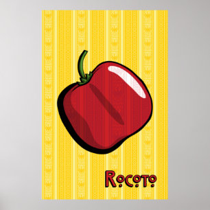 Poster Cartaz de Pimenta Rocoto