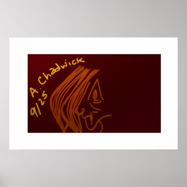Poster Cartaz de Pintura Rupestre (Frente)