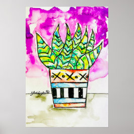 Poster Cartaz de Planta em Vaso