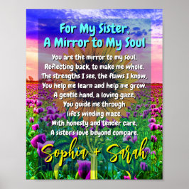 Poster Cartaz de Poema da Irmã de Coração (Um Presente Es