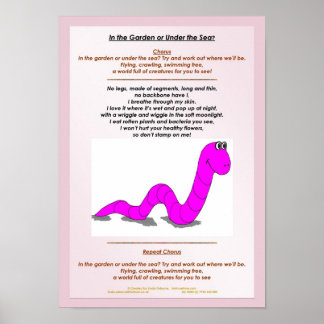 Pôster Cartaz de Poema da Minhoca