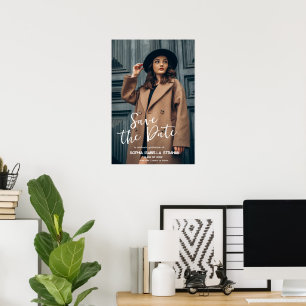 Poster Cartaz de Pós-Graduação - Nome Data Personalizados