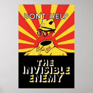 Poster Cartaz de Propaganda Antijaponês Britânico de 1944