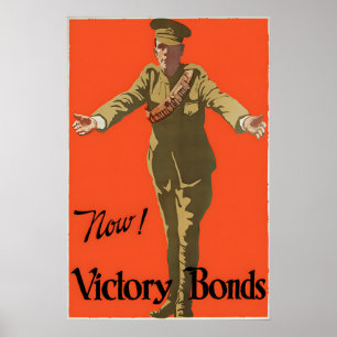 Poster Cartaz de Propaganda Canadense da Primeira Guerra 