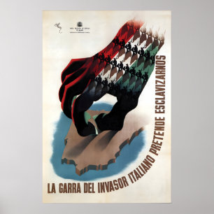 Poster Cartaz de Propaganda da Guerra Civil Espanhola  Pr