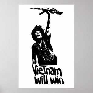 Poster Cartaz de propaganda da Guerra do Vietnã do Panter