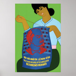 Poster Cartaz de Propaganda da Guerra do Vietnã Os vietna